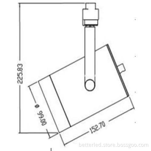6X1W down light with highbright